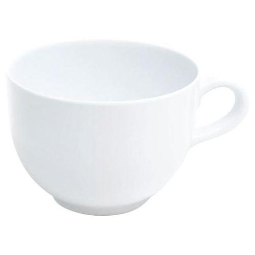 Illustration de : Lot de 6 tasses 60 cl mélamine blanche Plastorex