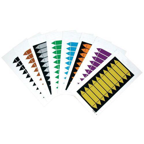 Illustration de : Adhésif de marquage inscriptible