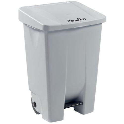 Poubelle mobile à pédale - Ergonomique - Tri sélectif - 80 L - Manutan Expert thumbnail image 1