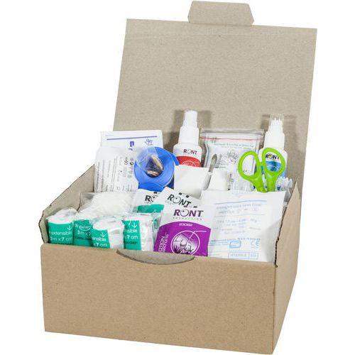Illustration de : Kit pour armoire à pharmacie 5 à 10 personnes - FARMOR