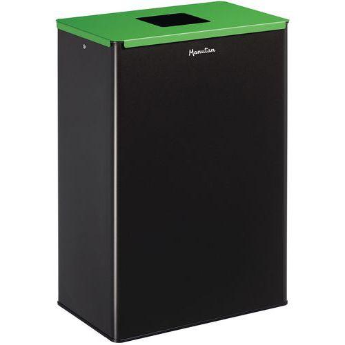 Poubelle de tri verre 60 L Gris / vert thumbnail image 1