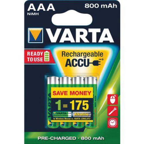 Lot de 4 batteries 56703101404 HR03 / AAA thumbnail image 1