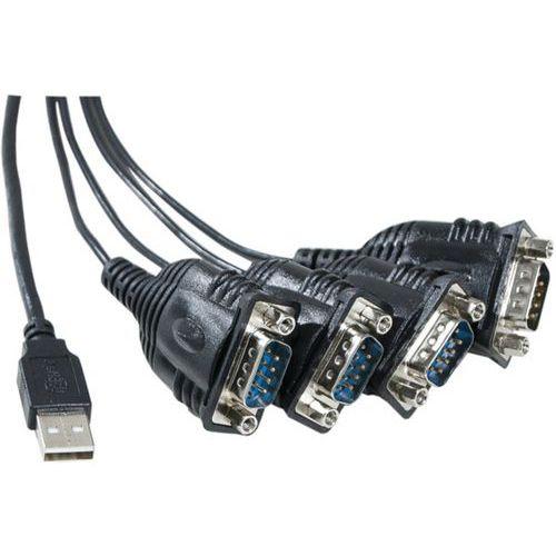 Illustration de : Convertisseur USB - Serie RS232 prolific - 4 ports DB9