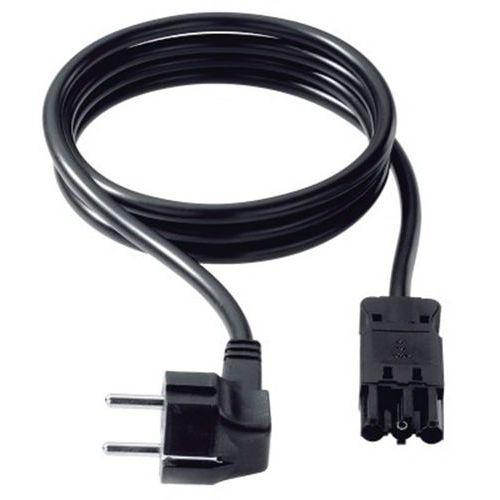 Illustration de : Cordon secteur noir - 1,5 m