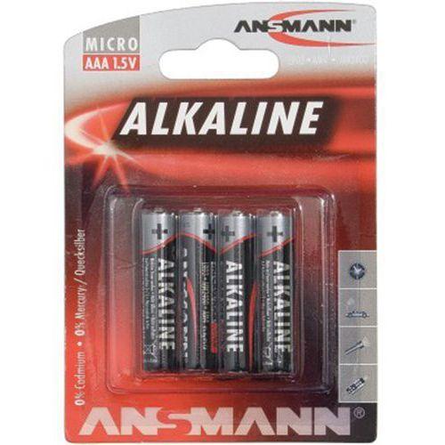 Lot de 4 piles alcalines 5015553 LR03 / AAA thumbnail image 1