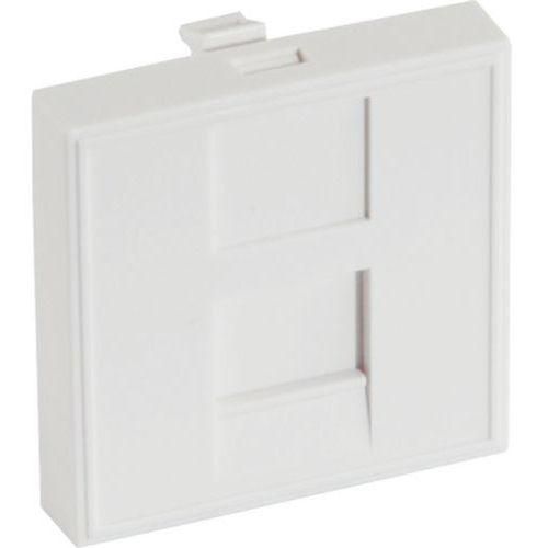 Plastron 45X45 droit pour 1 port RJ45 thumbnail image 1