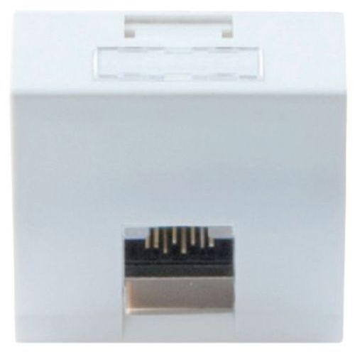 Plastron 45X45 incline 30° 1 port RJ45 cat 6A stp thumbnail image 1