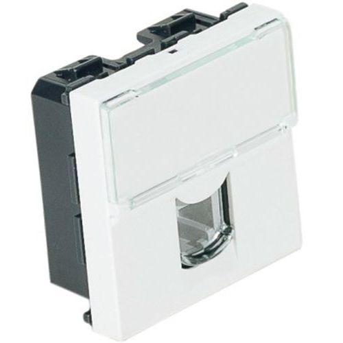 Illustration de : Plastron mosaic 45X45 1 port RJ11