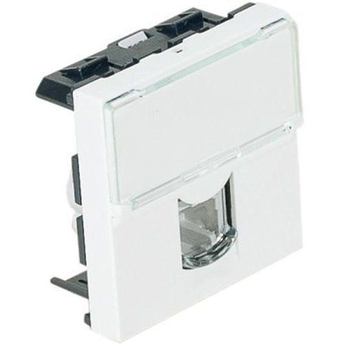 Illustration de : Plastron mosaic 45X45 1 port RJ12