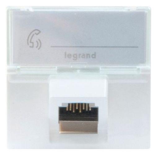 Plastron mosaic 45X45 incline 45° 1 port RJ45 cat 6A stp thumbnail image 1