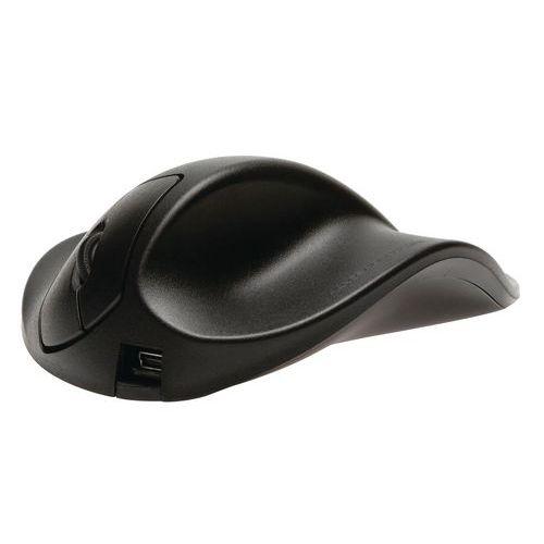 Illustration de : Souris ergonomique sans fil - HanshoeMouse - Gaucher ou Droitier