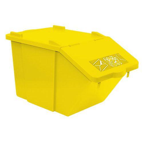 Poubelle HACCP emboîtable - Jaune thumbnail image 1