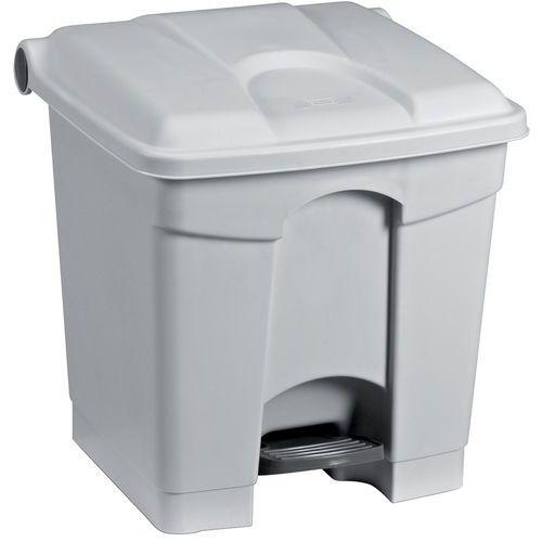 Poubelle plastique agroalimentaire 30 L gris thumbnail image 1