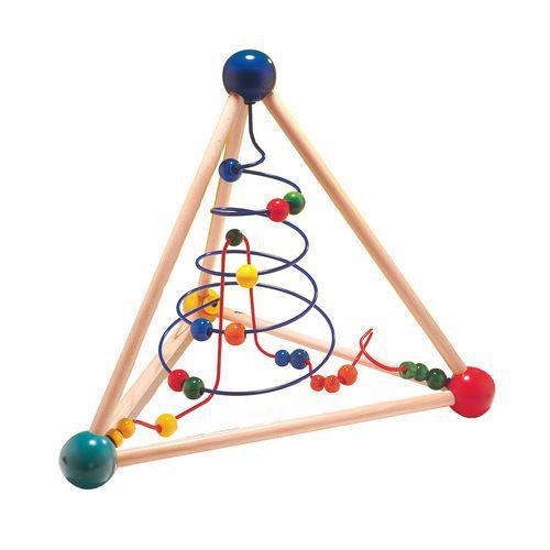 Illustration de : Boulier triple circuit à boules - Joy toy