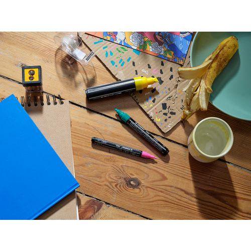 Illustration de : Kit de 11 feutres free acrylique pointes mixtes - Stabilo