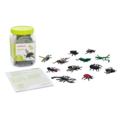 Lot de 12 insectes - Miniland fullname image