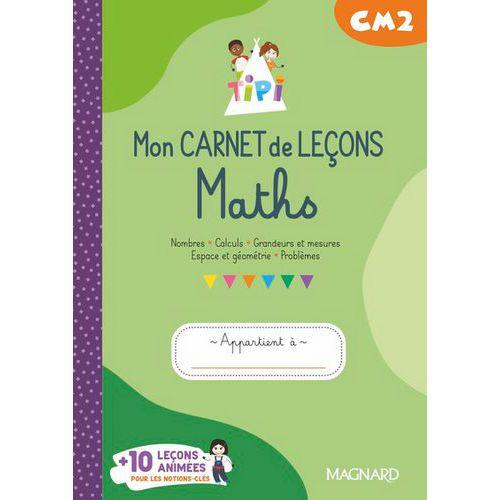 Illustration de : Mon carnet de leçons Tipi maths CM2 cahier élève