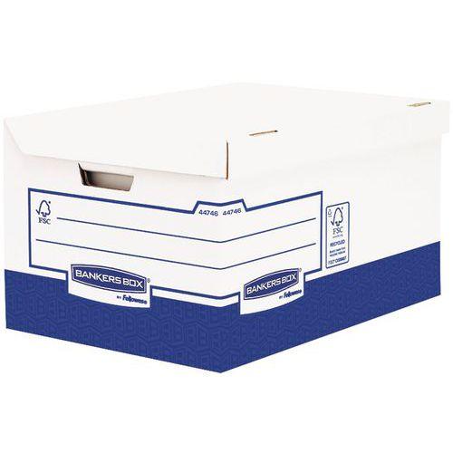 Illustration de : Conteneur pour boîtes d'archives Bankers Box Heavy Duty A4+
