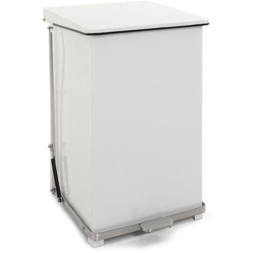 Conteneur à pédale industriel - 152 L, Coloris : Blanc thumbnail image 1