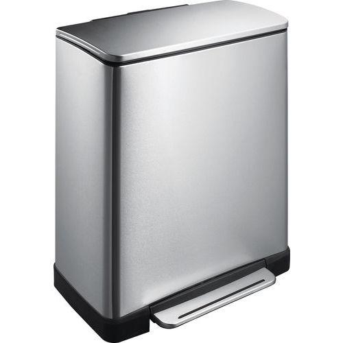 Poubelle E-Cube à pédale tri sélectif 28 et 18L EKO thumbnail image 1
