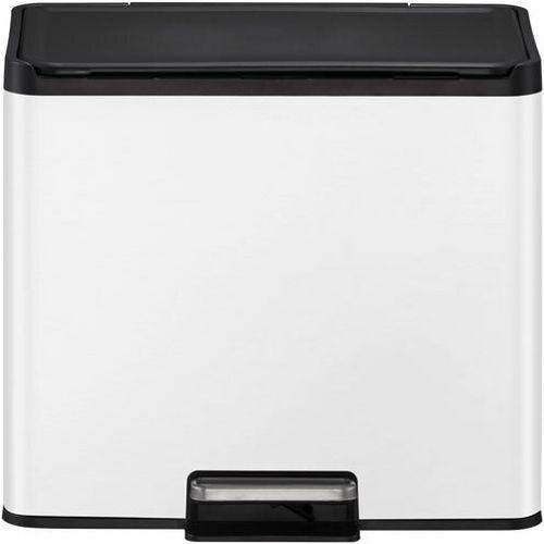Poubelle à pédale Essential Recycler Step Bin 20+9 L blanc thumbnail image 1