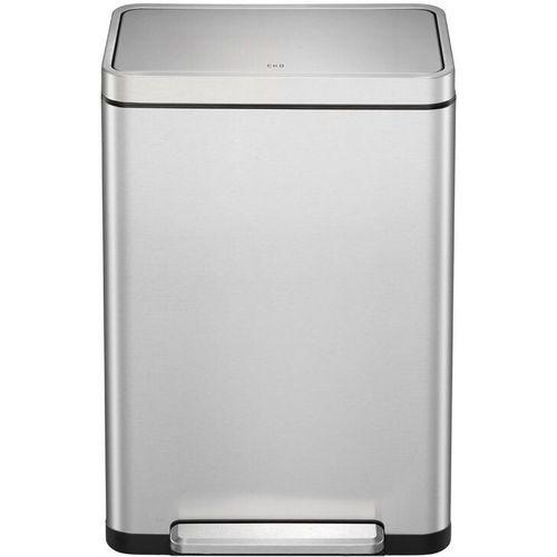 Poubelle à pédale X-Cube tri sélectif 20+20L, EKO thumbnail image 1