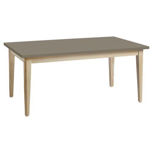 Table basse Grand Large 100 x 60 cm plateau stratifié argile thumbnail image 1