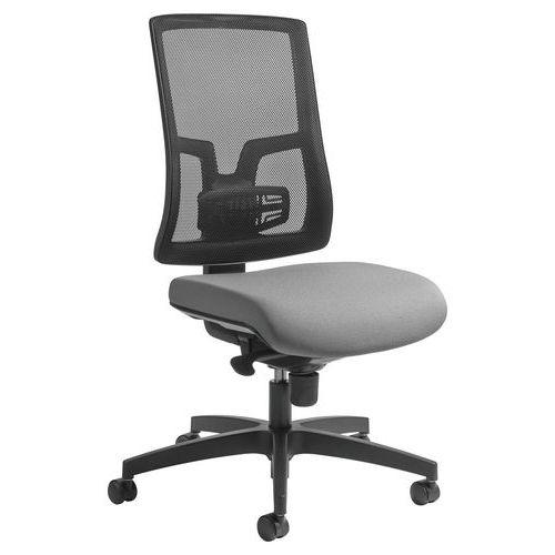 Chaise de bureau Oria pied noir dossier résille GGI thumbnail image 1