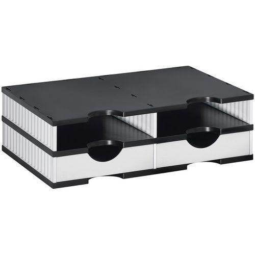 Système de rangement à tiroirs modulables Styrodoc Duo Set thumbnail image 1