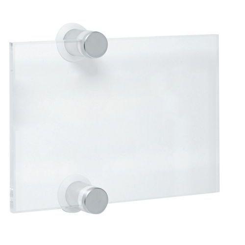 Illustration de : Plaque de porte Crystal Sign - A6 - Durable