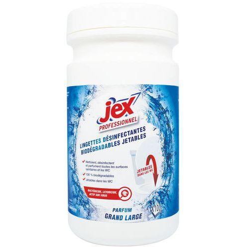 Lingettes sanitaires biodégradables Jex Pro - Boîte de 100 thumbnail image 1