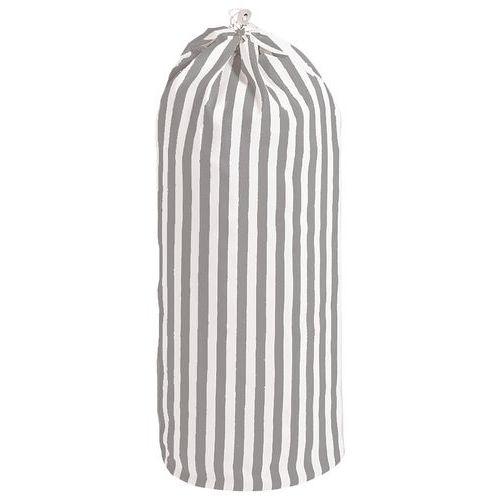 Sac à linge forme marin à fond rond - Modèle 805 - Rayé blanc gris thumbnail image 1