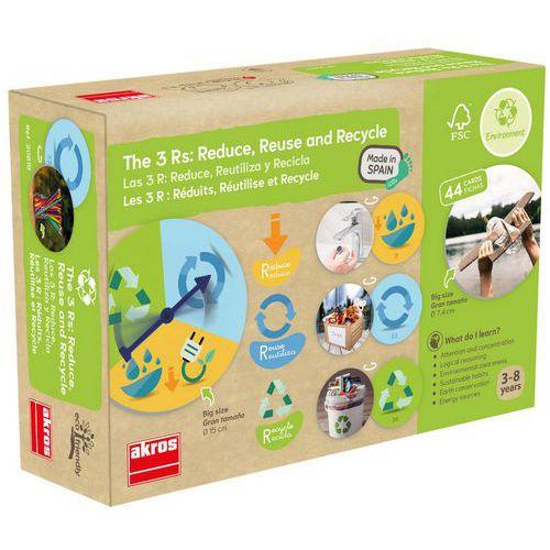Illustration de : Les 3 R : Réduis, Réutilise et Recycle - Akros