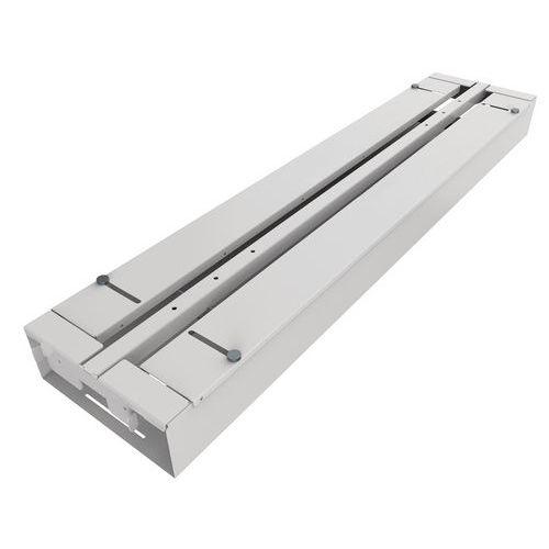 Goulotte avec couvercle et rail - Blanc thumbnail image 1