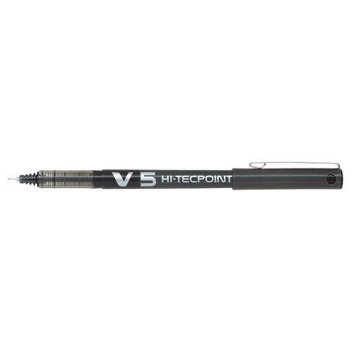 Roller Hi-Tecpoint V5 Pilot pointe aiguille extra fine 0.5 mm - noir thumbnail image 1