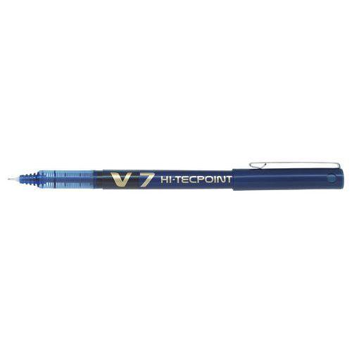 Stylo Roller Hi-Tecpoint V7 Pilot pointe aiguille 0.7 mm - bleu thumbnail image 1