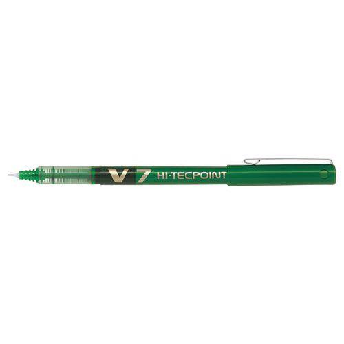 Stylo Roller Hi-Tecpoint V7 Pilot pointe aiguille 0.7 mm - vert thumbnail image 1