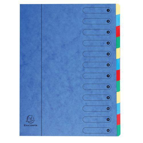 Lot de 6 Trieur extensible harmonika sans élastique 12 compartiments thumbnail image 1