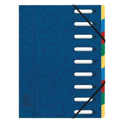 Lot de 6 Trieur harmonika® à fenêtres avec élastiques 9 compartiments thumbnail image 1