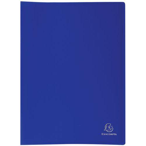 Lot 25 Protège-documents bleu PP souple opaque 20 vues A4 thumbnail image 1