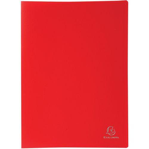 Lot 25 Protège-documents rouge PP souple opaque 20 vues A4 thumbnail image 1