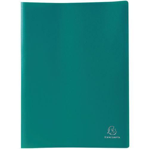 Protège-documents vert PP souple pochettes opaque 60 vues A4 (lot de 15) thumbnail image 1