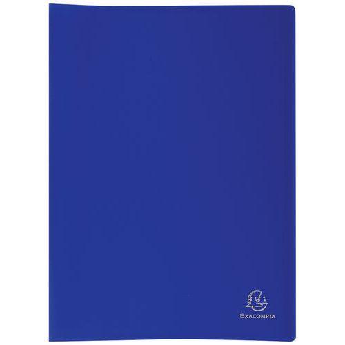 Protège-documents bleu PP souple pochettes opaque 80 vues A4 (lot de 12) thumbnail image 1