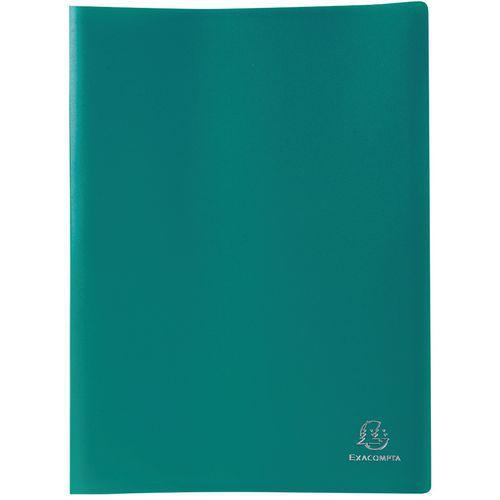 Protège-document vert PP souple pochettes opaque 120 vues A4 (lot de 8) thumbnail image 1