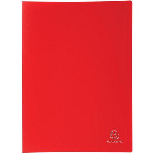 Protège-document rouge PP souple pochette opaque 120 vues A4 (lot de 8) thumbnail image 1