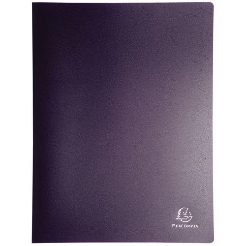 Illustration de : Protège-documents en PP opaque pochettes cristal 40 vues A4