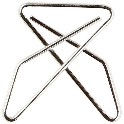 Illustration de : Boîte de 100 attaches croisées 30x40mm