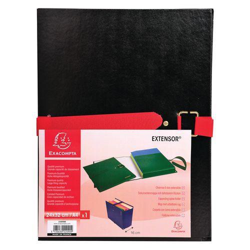 Lot de 10 chemises dos extensible extensor® - 24x32cm Noir thumbnail image 1