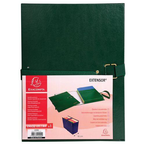 Lot de 10 chemises dos extensible extensor® - 24x32cm Vert thumbnail image 1