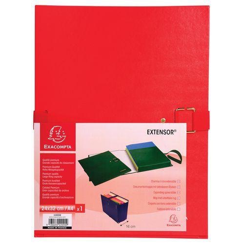 Lot de 10 chemises dos extensible extensor® - 24x32cm Rouge thumbnail image 1